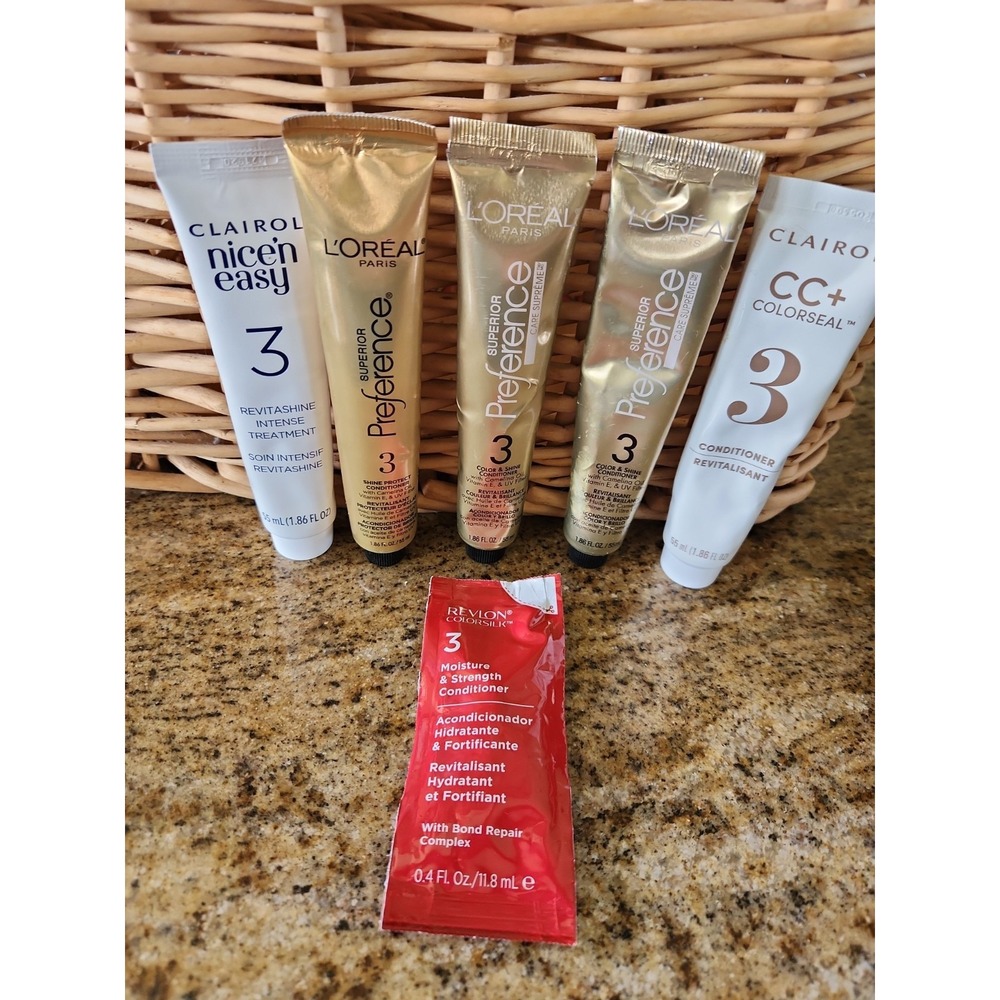 6 L'Oreal Excellence Superior Preference Clairol Nice N Easy Revlon Conditioners